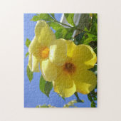Golden Trumpet Flowers I Legpuzzel (Verticaal)