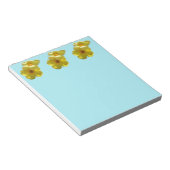 Golden Trumpet Flowers I Notitieblok (Schuin)