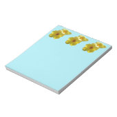 Golden Trumpet Flowers I Notitieblok (Linkerzijde)