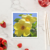 Golden Trumpet Flowers I Servetten (Insitu)