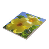 Golden Trumpet Flowers I Tegeltje (Zijkant)