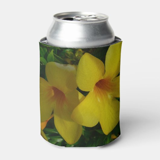 Golden Trumpet Flowers II Tropisch Blikjeskoeler (Blikje Voorkant)
