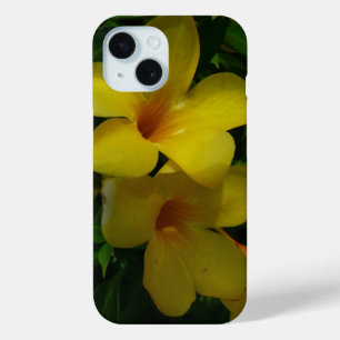 Golden Trumpet Flowers II Tropisch iPhone 15 Case
