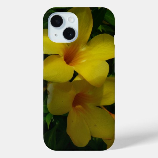 Golden Trumpet Flowers II Tropisch Case-Mate iPhone Case (Achterkant)