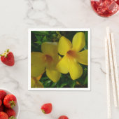 Golden Trumpet Flowers II Tropisch Servetten (Insitu)