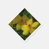 Golden Trumpet Flowers II Tropisch Servetten (Hoek)