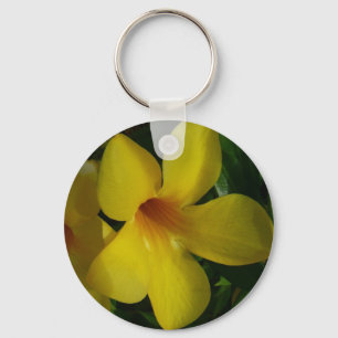 Golden Trumpet Flowers II Tropisch Sleutelhanger
