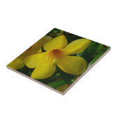 Golden Trumpet Flowers II Tropisch Tegeltje (Zijkant)