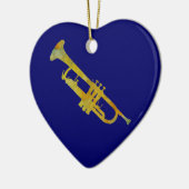 Golden Trumpet Keramisch Ornament (Links)