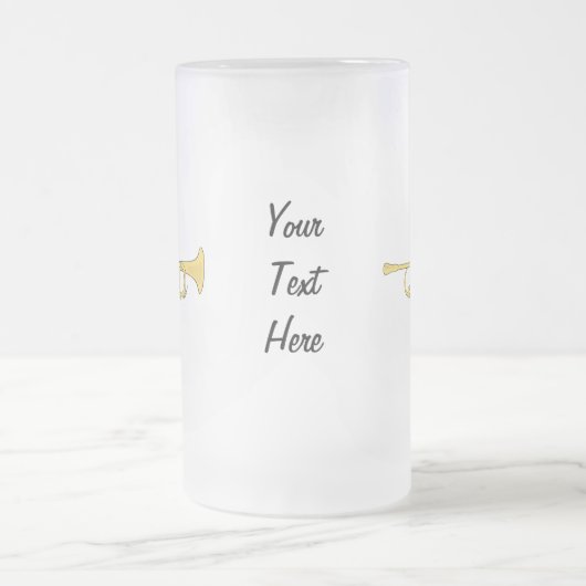 Golden Trumpet Music Theme Matglas Bierpul (Center)