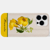 Golden Trumpet Vine Botanisch met naam Case-Mate iPhone Case (Achterkant (horizontaal))