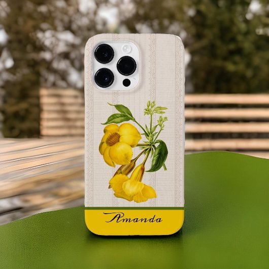Golden Trumpet Vine Botanisch met naam Case-Mate iPhone Case