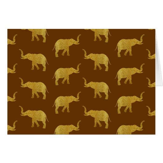 Golden Trumpeting Elephants (Voorkant Horizontaal)