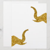 Golden Trumpeting Elephants (Voorkant / Achterkant)