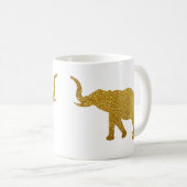 Golden Trumpeting Elephants Koffiemok (Voorkant rechts)