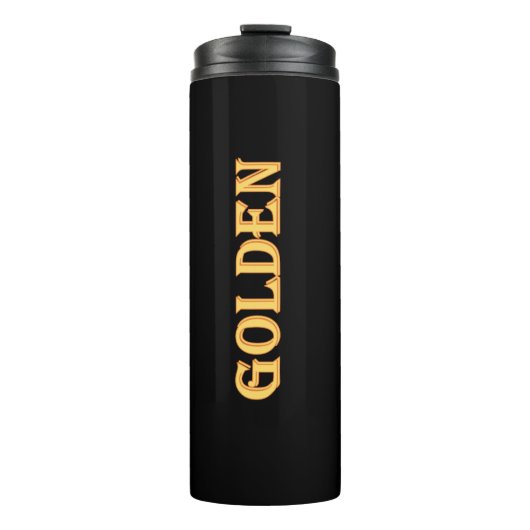 GOLDEN Tumbler Thermosbeker (Voorkant)