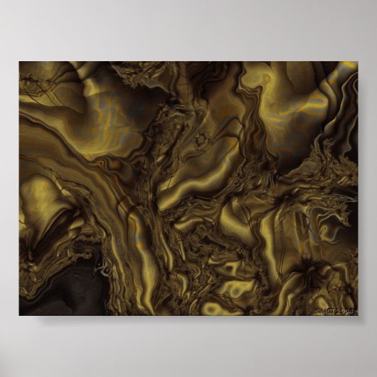 Golden Turbulence Poster (Voorkant)