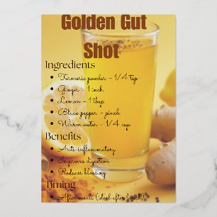 Golden Turmeric Detox Recept Kaart