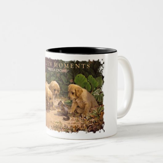 GOLDEN TWEEKLEURIGE KOFFIEMOK (Voorkant rechts)