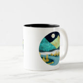 Golden Tweekleurige Koffiemok (Voorkant rechts)