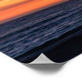 Golden Twilight Hour Sunset - Venice Beach, Califo Poster (Hoek)