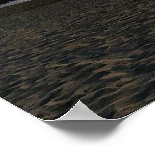 Golden Twilight Hour Sunset - Venice Beach, Califo Poster (Hoek)