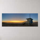 Golden Twilight Hour Sunset - Venice Beach, Califo Poster (Voorkant)