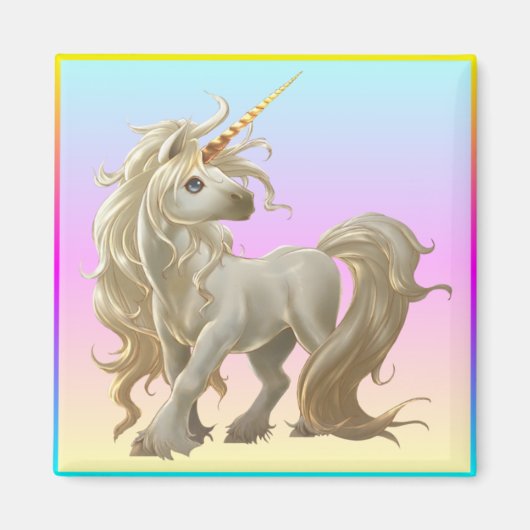 Golden Unicorn Magnet (Voorkant)