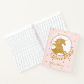 Golden Unicorn Notitieboek (Binnen)