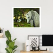 GOLDEN UNICORN PRINT (Thuiskantoor)