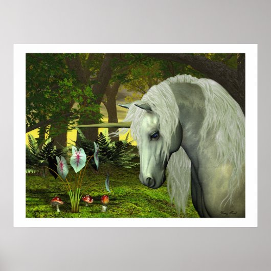 GOLDEN UNICORN PRINT (Voorkant)