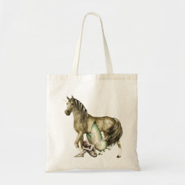 Golden Unicorn & Shy Fairy Bag Tote Bag