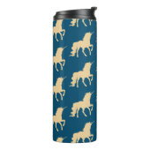 Golden Unicorn Thermosbeker (Gedraaid links)