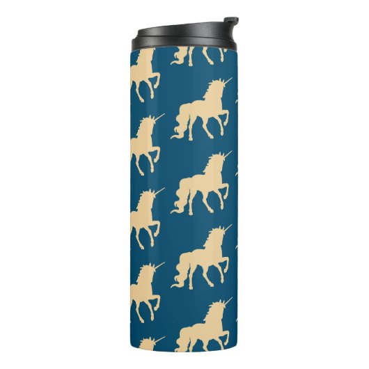 Golden Unicorn Thermosbeker (Gedraaid links)