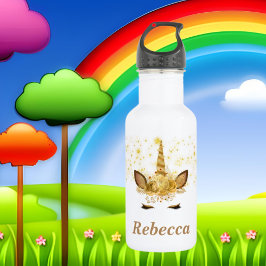 Golden unicorn: waterfles waterfles 