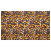 GOLDEN UNICORNS, RED BLUE MARBLED EFFECTS, CIRCLS STOF (Fat Quarter)