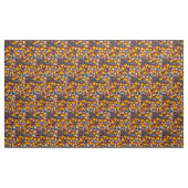 GOLDEN UNICORNS, RED BLUE MARBLED EFFECTS, CIRCLS STOF (Yard (91,4 cm))