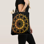 Golden Unique Mandala Design-95747 Tote Bag (Dichtbij)