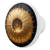 Golden Urchin Keramische Knop (Rechts)