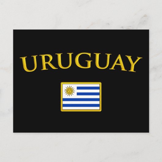 Golden Uruguay Briefkaart (Voorkant)