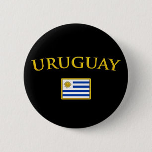 Golden Uruguay Ronde Button 5,7 Cm