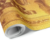 Golden US Twenty Dollar Bill Reflection Cadeaupapier (Rol Hoek)