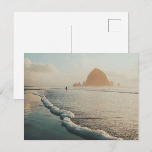 Golden uur in Cannon Beach Briefkaart (Voorkant / Achterkant)