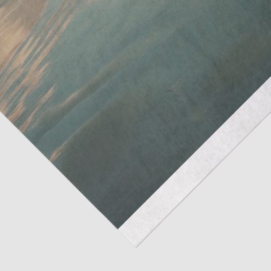 Golden uur in Cannon Beach Tissuepapier (Detail)