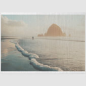 Golden uur in Cannon Beach Tissuepapier (Voorkant)