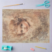 Golden Valentijn Angel Tissuepapier (Craft)