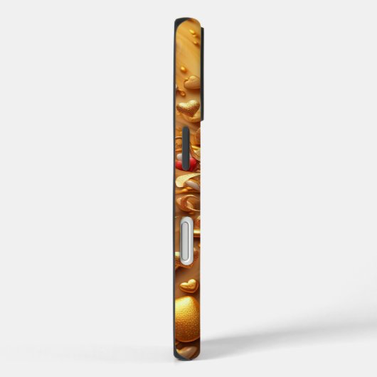 "Golden Valentijn Glow" Case-Mate iPhone Case (Achterkant / Rechts)