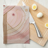 Golden Valentijn Theedoek (Quarter Fold)