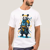 Golden Valor Panda Samurai T-shirt (Voorkant)