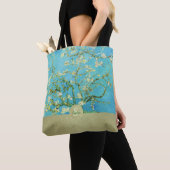 Golden Van Gogh Almond Blossom Monogram Tote Bag (Dichtbij)